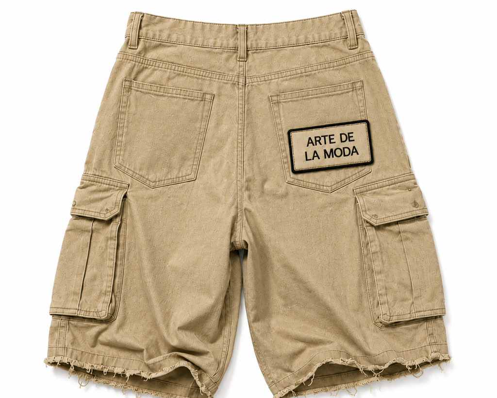 Arte Patchwork Cargo Shorts