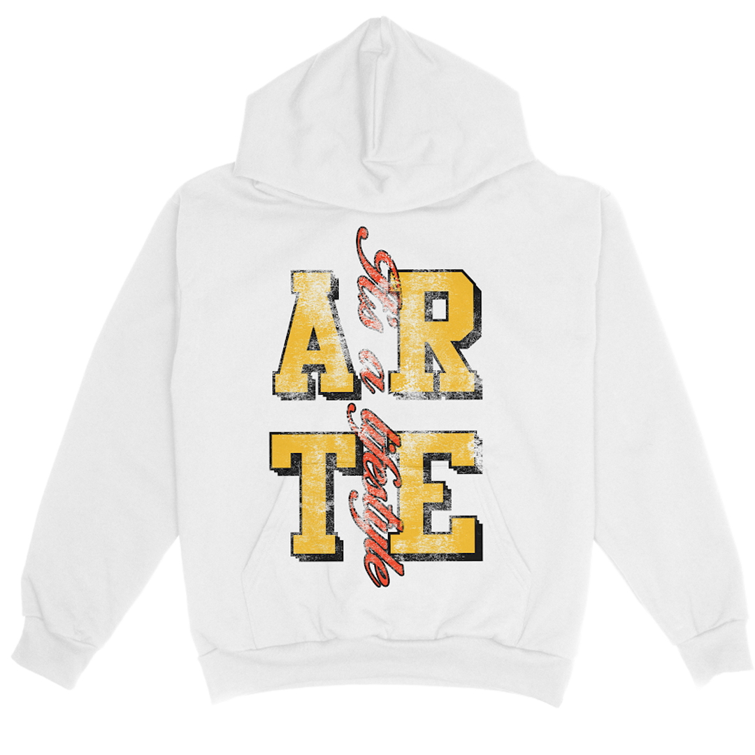 "Arte" Hoodie White