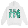 Arte Cats Hoodie White