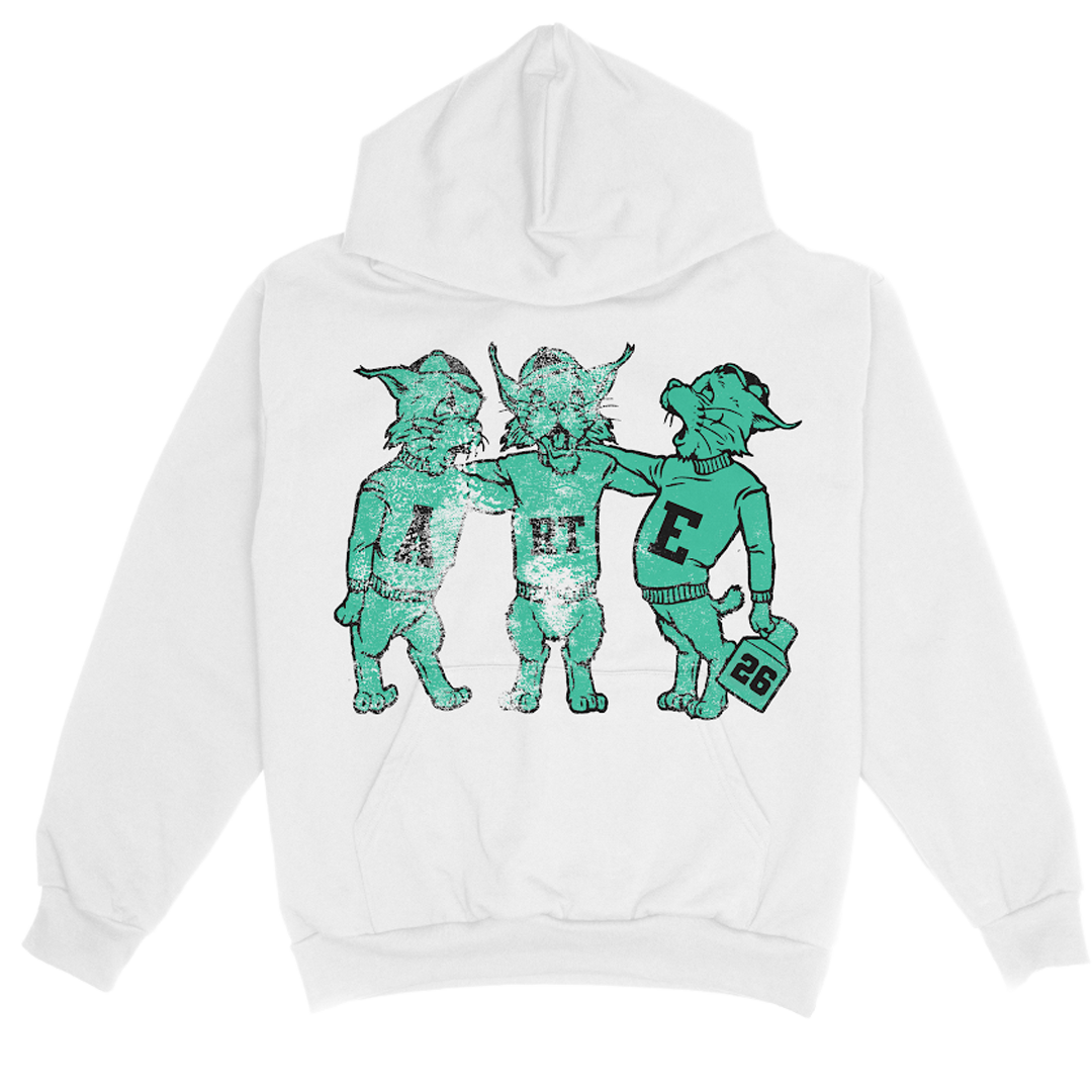 Arte Cats Hoodie White